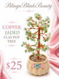 COPPER JADED CLAY POT TREE
