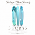 AQUA BLUE 3PC BANGLES