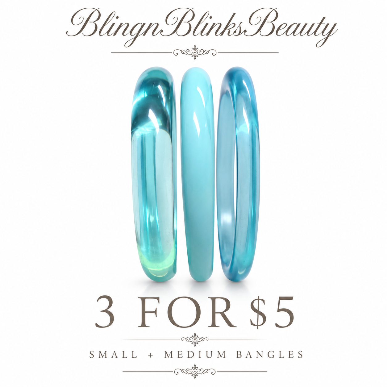AQUA BLUE 3PC BANGLES